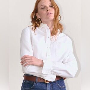 Everlane - Must Have Oxford Shirt - White - 4